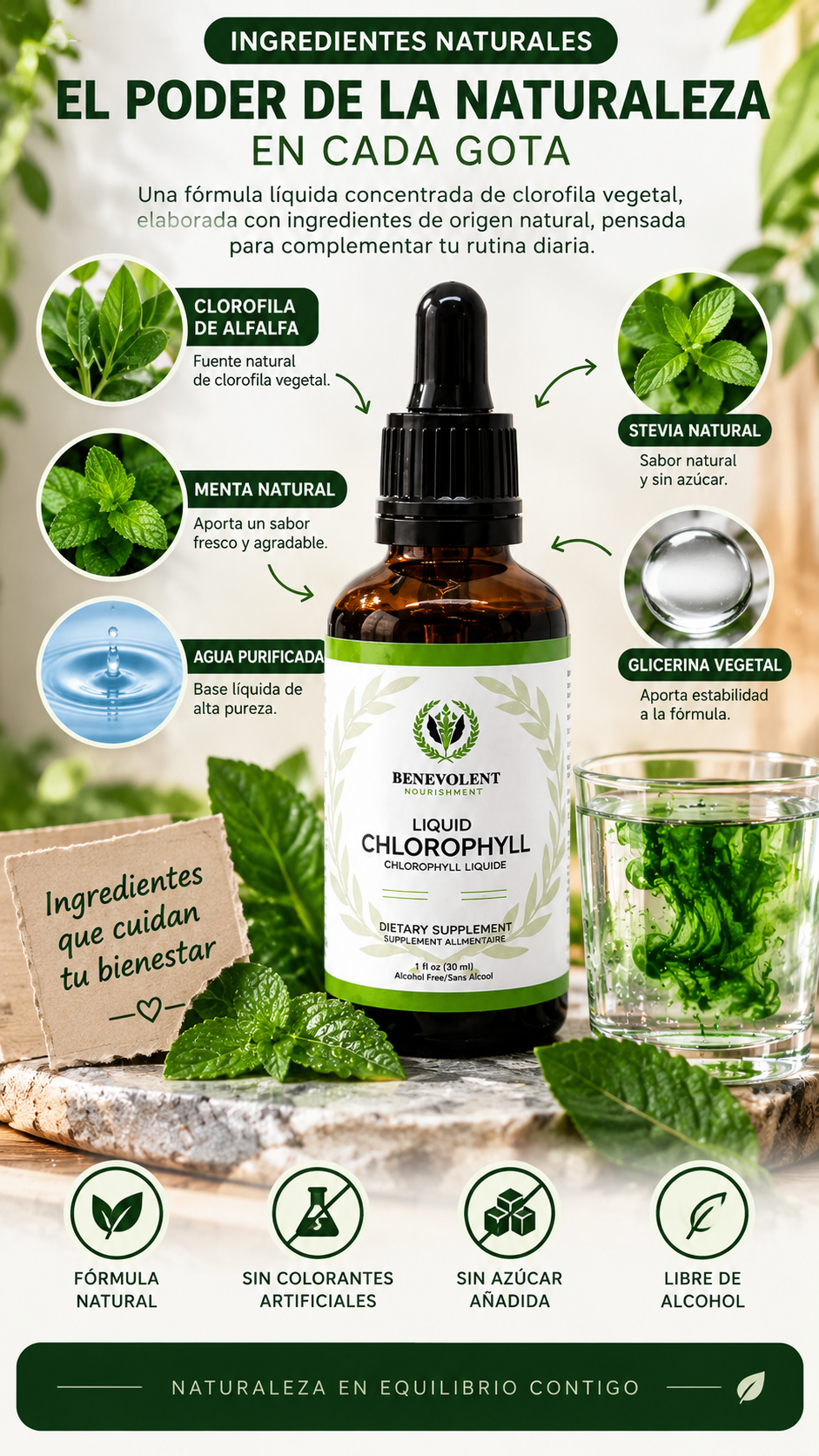 🌿 CLOROFILA LÍQUIDA EN GOTAS