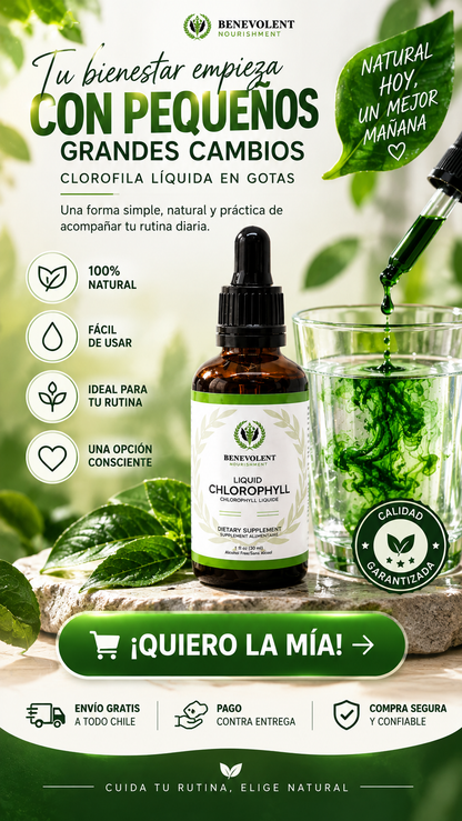 🌿 CLOROFILA LÍQUIDA EN GOTAS