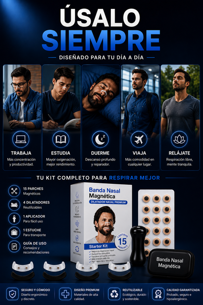 Banda Nasal Magnética Kit-Completox30